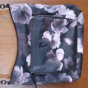 Simply Vera Wang Black Purple Purse